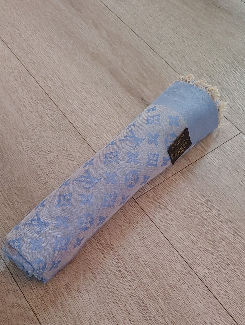Louis Vuitton Pale Blue Monogram Throw